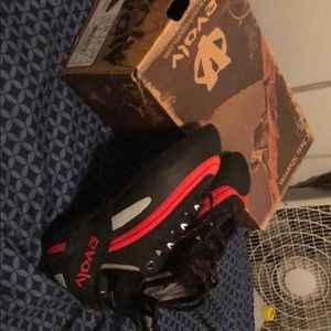 Evolv rock climbing shoes